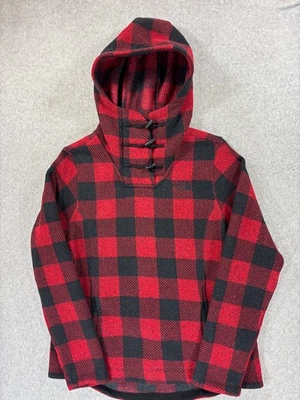 The North Face 格子伐木工羊毛连帽衫切换套衫(女式大号) — 第 1/4 张图片