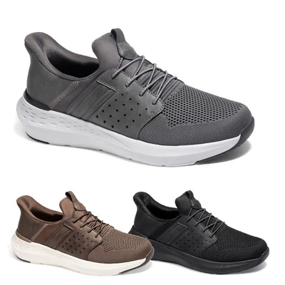 Men's Hands Free Slip-on Sneakers Casual Shoes Loafers Comfortable Walking Shoes - Image 1 of 4