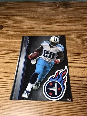 Calcomanía adhesiva Fathead Tradeables Chris Johnson Tennessee Titans Foto 1 de 2