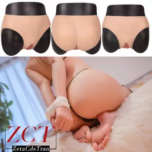 Silikon Höschen Fake Vagina Plump Hüften Unterwäsche Hüfthose Crossdresser - Bild 1 von 10