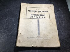 1948-1954 Morris Oxford Series Mo Workshop Manual Traveller Estate & Sedan 1.5L