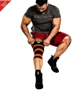 Knee Sleeves Weightlifting Sport Gym Support Knee Protection Fitness 1 Ply RAD - Picture 1 of 2