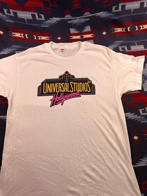 Camiseta Universal Studios Hollywood Vintage Años 80 90 2XL EE. UU. Estampado Hinchado de Neón Foto 1 de 4