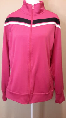 Women's Made for Life Pink, Black and White Jogging Jacket. Sz L - Image 1 of 4