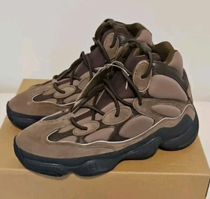 Size 11.5 - Adidas Yeezy 500 High Taupe Black GX4553 - NEW - Picture 1 of 10