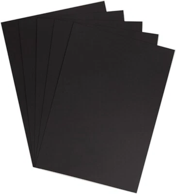 Stephens 240gsm  A4 Card BLACK Art Crafts 2 x 25 Packs (50 SHEETS) NEW - Image 1 of 4