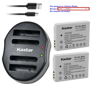 Kastar NB-5L NB5L Battery Charger for Canon PowerShot SX210 IS SX220 IS S110 - Picture 1 of 20