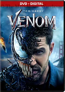 Authentic Marvel Tom Hardy Venom Antihero Superhero Movie DVD Digital Copy Code - Picture 1 of 1