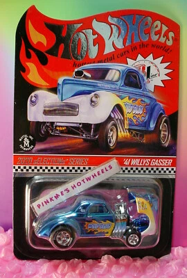 Hot Wheels 2020 sELECTIONS '41 WILLYS GASSER☆wild blue;real riders☆Red Line Club - Image 1 of 4