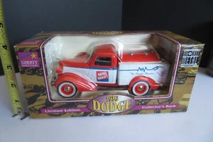 1995 VINTAGE 1936 DODGE MINI MART Die Cast COIN BANK Truck RARE Liberty Classics - Picture 1 of 24