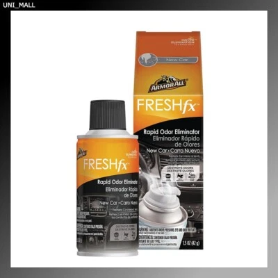 Armor All Fresh FX Car Odor Eliminator Air Freshener New Car Scent, 1.5oz