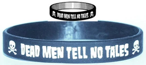 Pulsera Dead Men Tell no Tales Black Sails Piratas del Caribe Vela TW018 - Imagen 1 de 3