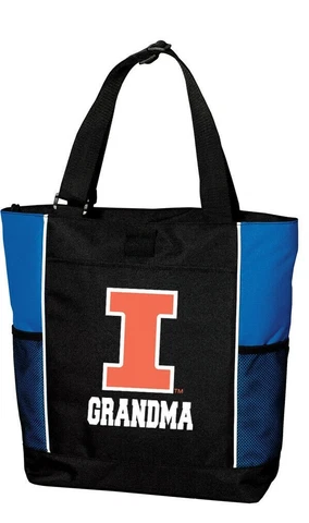 University of Illinois Grandma Tote Bag A TOP Illini Grandma GIFT! HIM or HER! Cover
