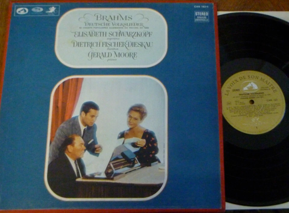 BRAHMS Deutsche volkslieder SCHWARZKOPF - FISCHER-DIESKAU  / VSM CAN 163/4 - Image 1 of 1