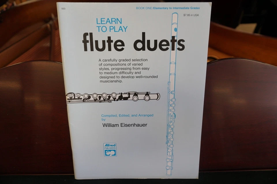 Alfred Learn to Play Flute Duets Book
