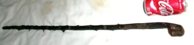 ANTIGUA ESPINA IRLANDESA NEGRO SHILLELAGH BURL ÁRBOL MADERA NUDO HOMBRE BASTÓN HERRAMIENTA Foto 1 de 4