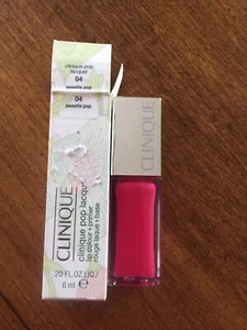 Clinique Pop Lacquer Lip Colour Color Primer Gloss Lipstick NEW Sweetie Pop Pink - Picture 1 of 2