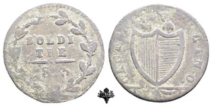 SZWAJCARIA 3 soldi 1843? Kanton Ticino Kanton Ticino Szwajcaria - Zdjęcie 1 z 4