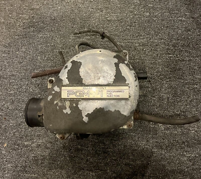 Cuerpo del acelerador 88-91 Honda Civic CRX PGM-FI doble punto inyección programada OEM Foto 1 de 4