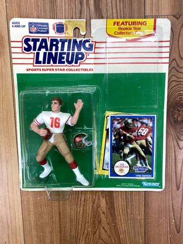 DEADSTOCK 1990 Starting Lineup San Francisco 49ers Joe Montana Action Figure Cover