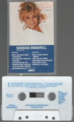 Barbara Mandrell ‎– Clean Cut - Cassette,  MCA Records, 1984 - Image 1 of 2