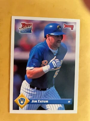 1994 DONRUSS  #  341 JIM TATUM - Image 1 of 2