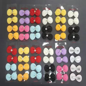 24pcs Baby Girl Kid Hair Clips Bow Hairpin Alligator Ribbon Grosgrain Lots 2.5" - Picture 1 of 2