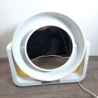 Vintage Clairol Mirror Mirror Lighted Makeup 2 Sided yellow White MCM 70's
