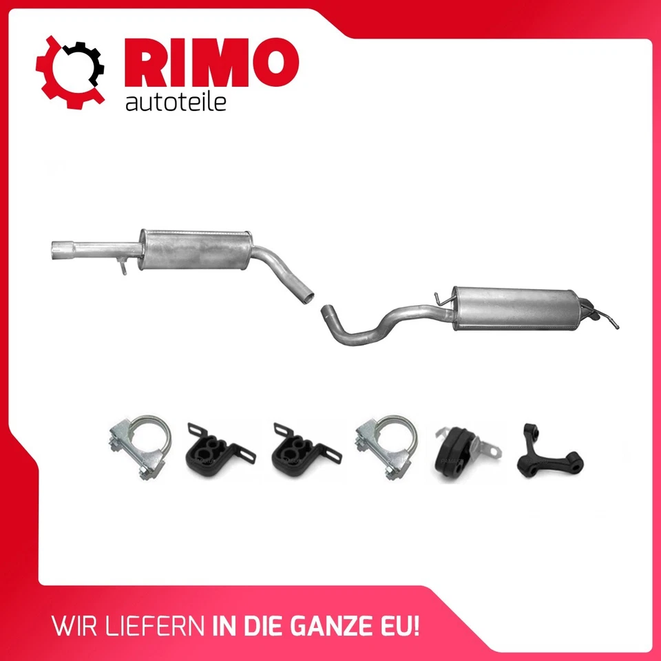 For VW Golf IV 1.8 T GTI 2.0 2.3 V5 (1997-2004) Hatchback Exhaust Muffler System - Image 1 of 1