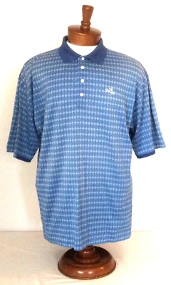 Camisa de Golf Byron Nelson Eleven Recta De Colección Bay Hill Azul Geométrica Talla XL Foto 1 de 4