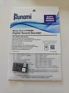 Soundtraxx 885610 Blunami BLU-21PNEM8 Digital Sound Decoder for GE Diesel - Picture 1 of 2