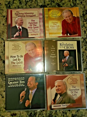 Lot of 6 Teaching CDs Jimmy Swaggart John Starnes Pentecostal Holy Spirit Lot #2 Foto 1 de 2