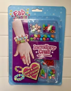 Fab Friends Niña Multicolor Pulsera y Anillo Hacer Set Regalo Cumpleaños - Nuevo - Imagen 1 de 2