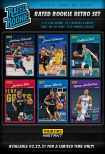 2020-21 PANINI INSTANT NBA RATED ROOKIE RETRO 45 CARD SET ANTHONY EDWARDS - Picture 1 of 1