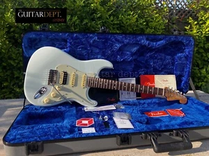 ♚MINT♚RARE♚'23 FENDER American ULTRA STRATOCASTER*HSS*Ltd USA♚SONIC BLUE♚ROASTED - Picture 1 of 24