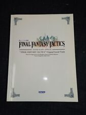 Final Fantasy TACTICS Music Score Piano Sheet Book Original Soundtrack 1998 JPN