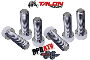 Best RZR XP 900 1000 Ti Exhaust Bolts Titanium Head Pipe Manifold Bolt Kit Set 6 - Picture 1 of 16
