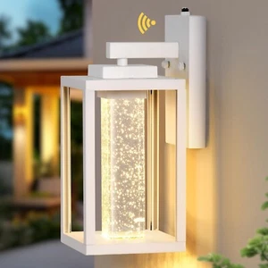 VIANIS White Exterior Lighting Fixtures Wall Mount for House, Modern Outdoor ... - Picture 1 of 9