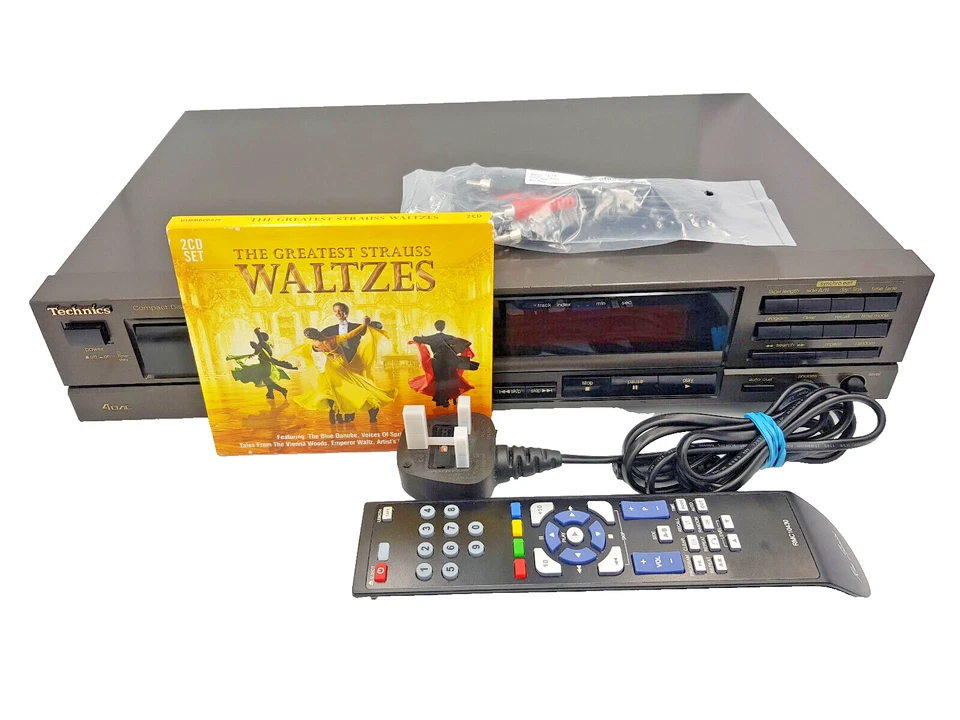 Technics SL-P277A Compact Disc CD Player Stereo Deck MASH Vintage HiFi Black - Image 1 of 4