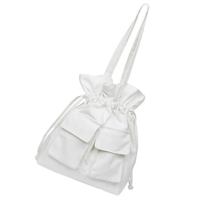  Zaino Sacco Canvas Borse Da Cool Di Tela Borsa Bocchetta Cravatta - Image 1 of 4