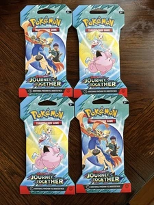 Pokemon TCG: Journey Together Sleeved Booster Pack - Factory Sealed Random Art - Picture 1 of 2
