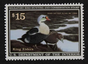 CKStamps: US Federal Duck Stamps Collection Scott#RW58 $15 Mint NH OG - Picture 1 of 2