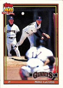 1991 Topps #242 Mike LaCoss Desert Shield - Foto 1 di 2