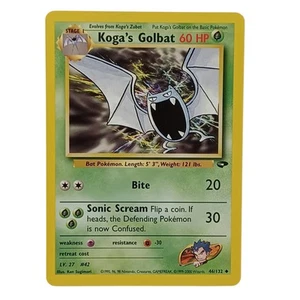 Koga's Golbat 46/132 Unlimited Pokemon Gym Challenge NM - Picture 1 of 2