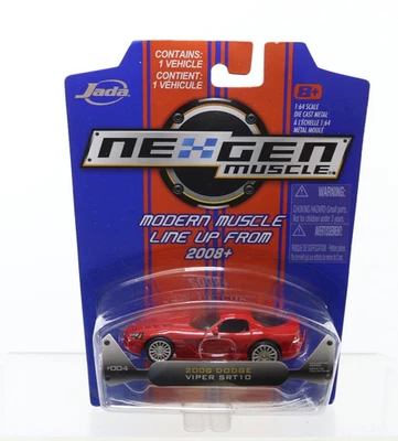 2008 DODGE VIPER SRT10 RED 1/64 JADA NEX GEN MUSCLE New NIP - Image 1 of 3