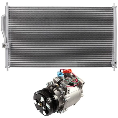 AC Condenser & Compressor Cooling Kit For Honda CR-V 1997 1998 1999 2000 2001 Foto 1 de 4