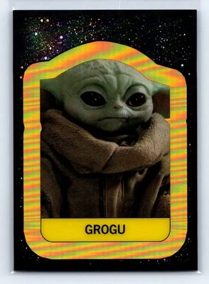 GROGU 2025 Topps Star Wars Meiyo Chrome Sticker #S-4 59/50 - Image 1 of 3