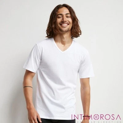 Maglia uomo Dim D0DAA collo a V cotone elasticizzato 2 pz — 第 1/2 张图片