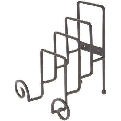 Soporte de mesa de 4 platos de hierro forjado Bard's, 8,5" x 7" x 6,25" (para platos de 6" - 9") Foto 1 de 2