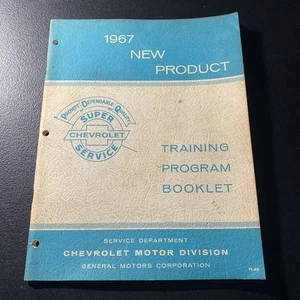 Chevrolet 1967 folleto del programa de entrenamiento de productos nuevos L - Imagen 1 de 5